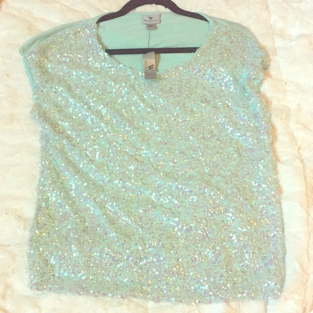 Sparkly top